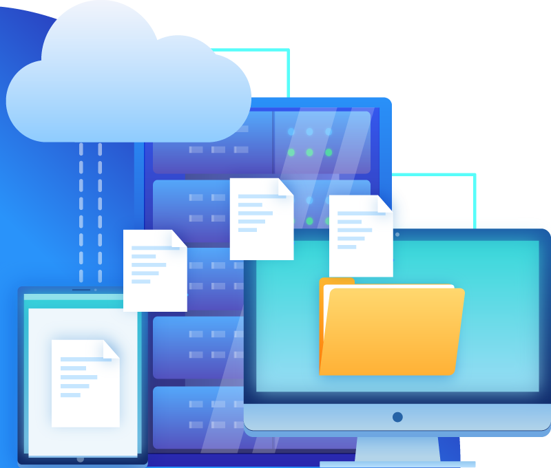 Frontpage 10 1X Hosting Illustration 03